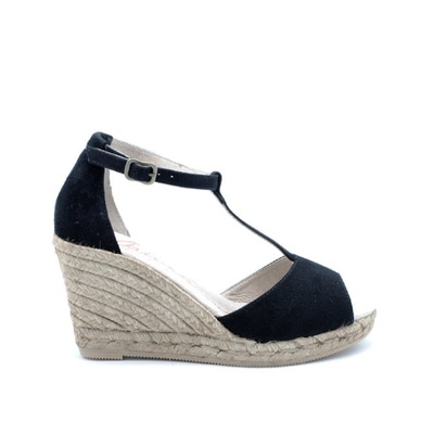 GAIMO SS15 Gota Leather Wedge Sandals | Spanish Fashion - SPANISH SHOP ...